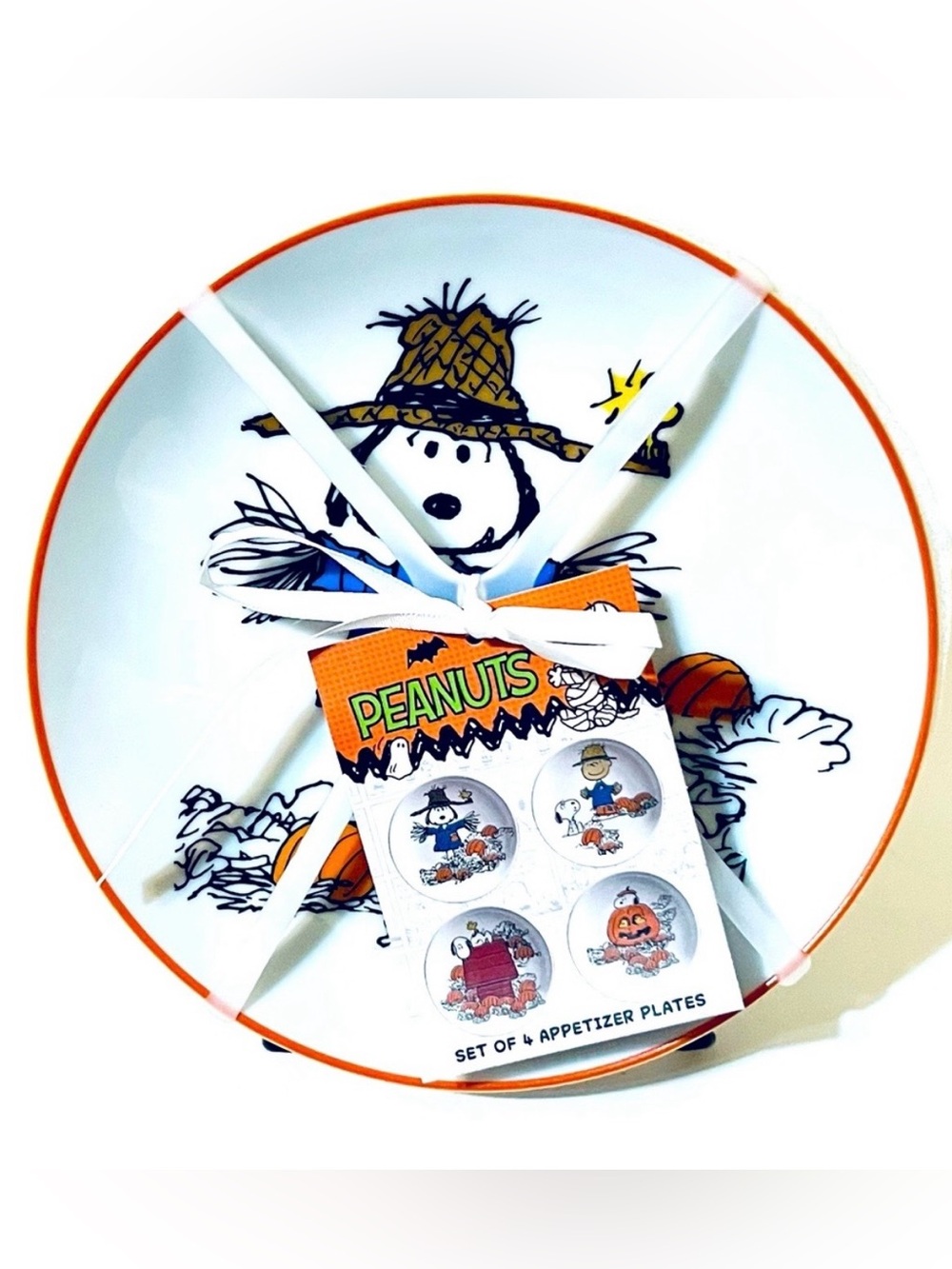 Peanuts Snoopy  Fall / Halloween Side Plates